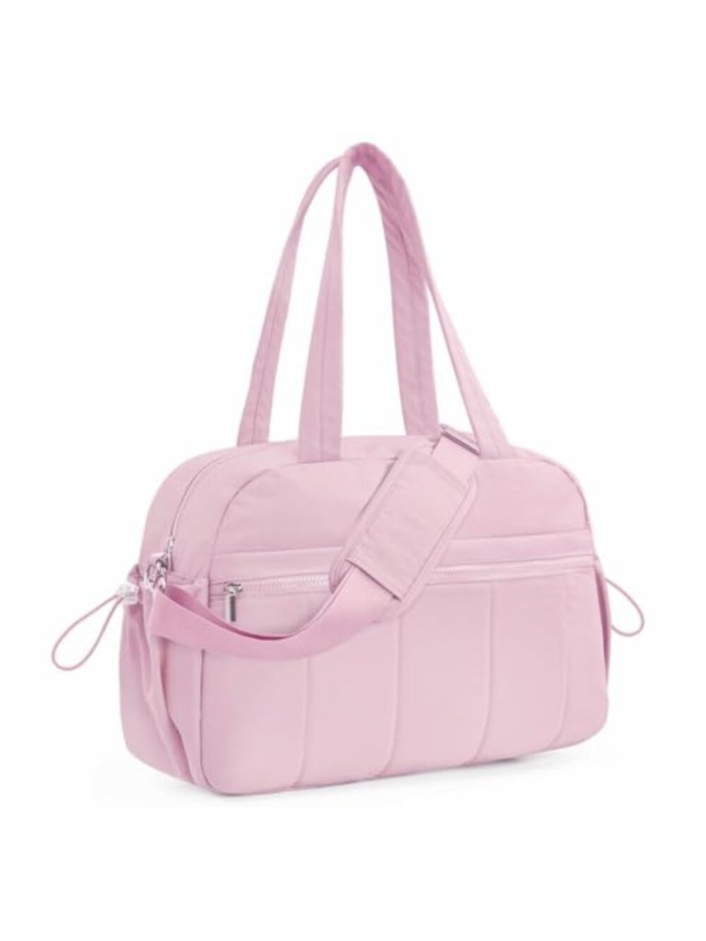 20L Puffer Gym Bag Small Weekender Overnight Travel Duffel Tote for Women